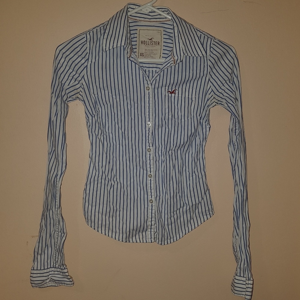 Hollister Stripped Button Down